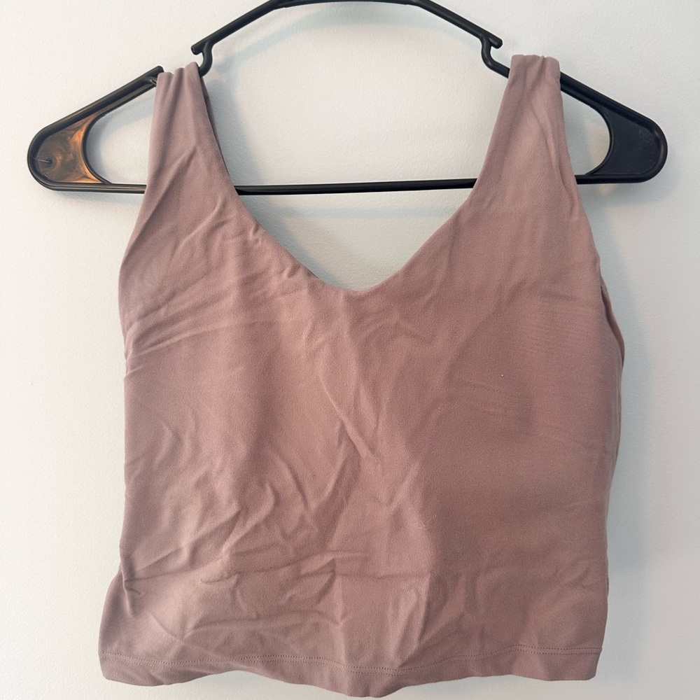 Women's Mauve Workout Tank Top